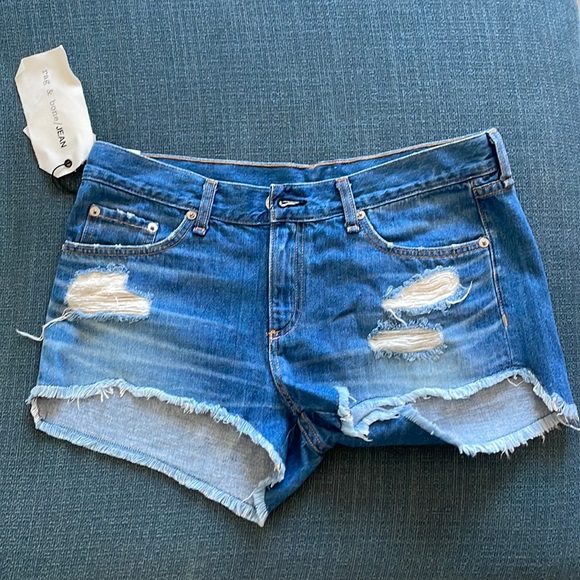 rag & bone Pants - Rag & Bone denim shorts